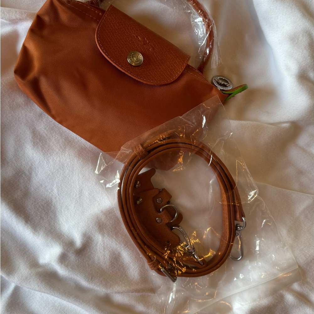 Longchamp Tan Baby Bag